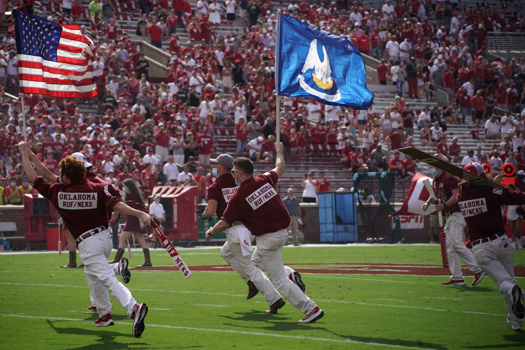 OU RUF/NEKS Louisiana flag